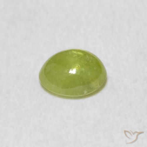 0.84克拉天然榍石，椭圆形，透明