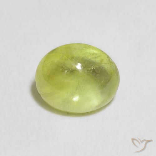 1.32ct 天然 浅绿色 榍石, 椭圆形, 透明