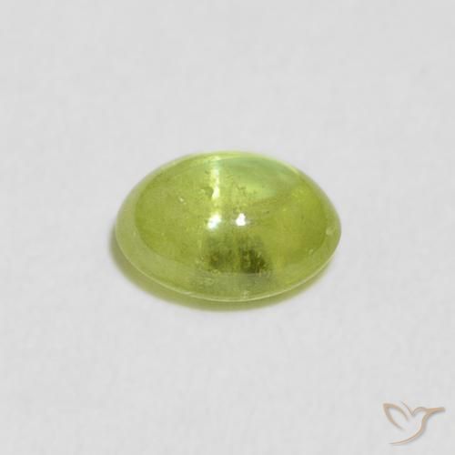 0.76克拉天然榍石，椭圆形，透明
