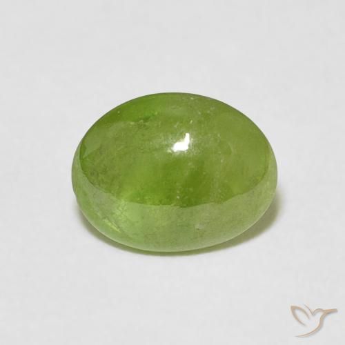 1.16ct 天然 中绿色 榍石, 椭圆形, 透明