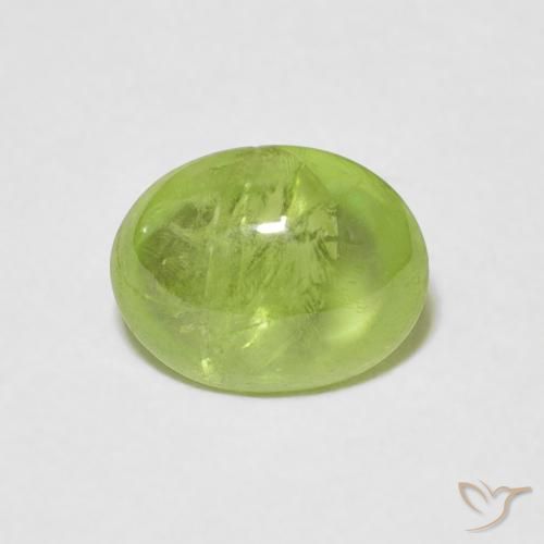 1.60ct 天然 浅活泼的绿色 榍石, 椭圆形, 透明