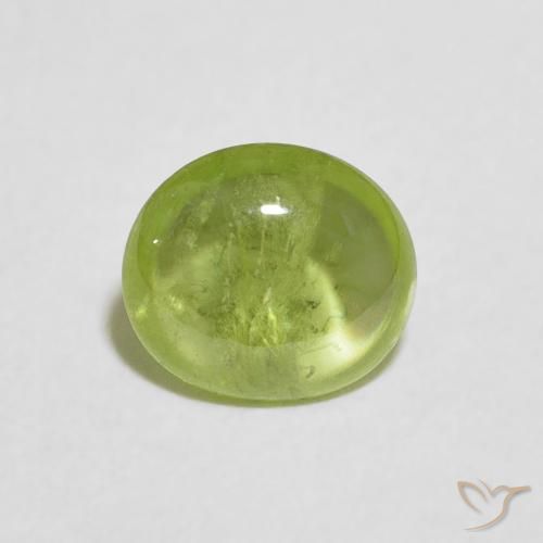 1.04ct 天然 中绿色 榍石, 椭圆形, 透明