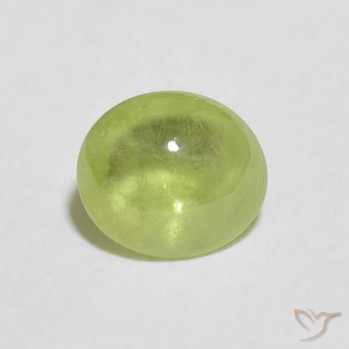 1.19ct 天然 浅绿色 榍石, 椭圆形, 透明
