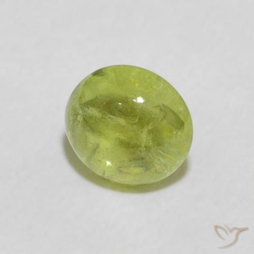 0.76克拉天然榍石，椭圆形，透明