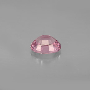 1.06克拉天然粉色尖晶石，椭圆形切割，6.7×5.3毫米，VVS-VS