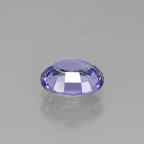 0.78克拉天然紫罗兰色尖晶石，椭圆形切割，6.2×5.1毫米，VS