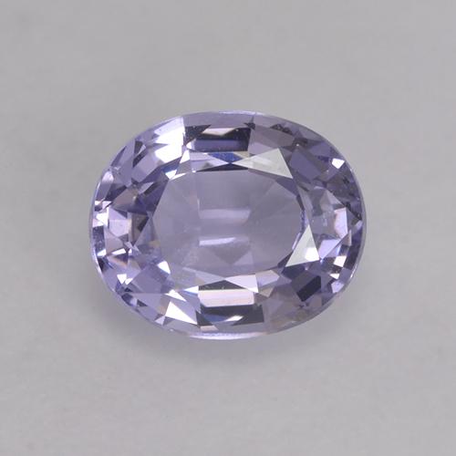 0.80克拉天然紫罗兰色尖晶石，椭圆形切割，6.2×5.1毫米，VVS-VS