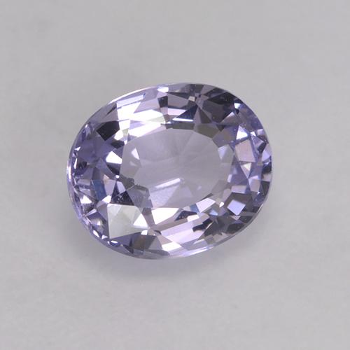 0.80克拉天然紫罗兰色尖晶石，椭圆形切割，6.2×5.1毫米，VVS-VS