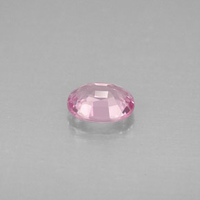0.79克拉天然粉色尖晶石，椭圆形切割，6.3×5毫米，VVS-VS