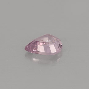 0.58克拉天然粉色尖晶石，梨形，6.1×4.7毫米，VVS-VS