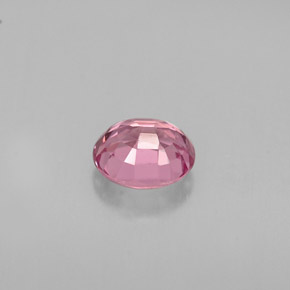 0.76克拉天然粉色尖晶石，椭圆形切割，5.7×4.8毫米，VVS