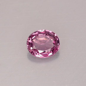 0.63克拉天然紫罗兰色尖晶石，椭圆形切割，5.8×4.9毫米，VVS-VS