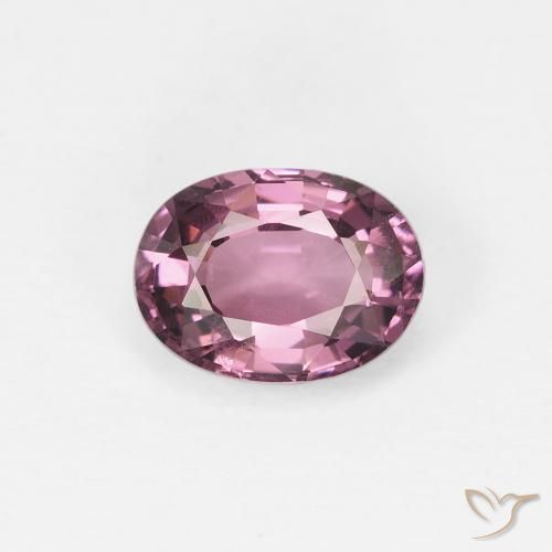 1.02ct 天然 红紫色 尖晶石, 椭圆形, VS