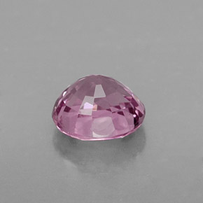 0.82克拉天然粉色尖晶石，椭圆形切割，5.6×5.2毫米，VVS-VS