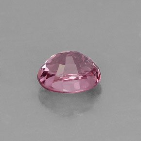 0.77克拉天然粉色尖晶石，椭圆形切割，5.7×4.8毫米，VS