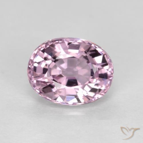 0.82ct 天然 非常浅的粉紫色 尖晶石, 椭圆形, VS