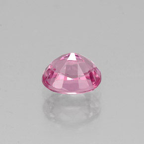 0.77克拉天然粉色尖晶石，椭圆形切割，5.7×4.6毫米，VS