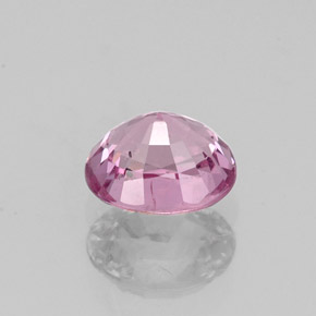 0.98克拉天然粉色尖晶石，椭圆形切割，6.3×5.3毫米，VS-SI