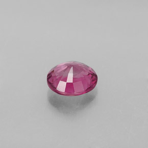 0.98克拉天然粉色尖晶石，椭圆形切割，6.3×5.7毫米，VVS-VS