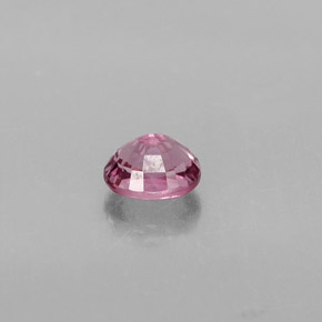 0.81克拉天然粉色尖晶石，椭圆形切割，5.6×4.9毫米，VVS-VS