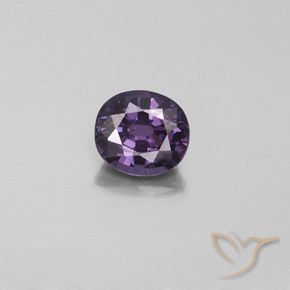 1.10ct 天然 中紫 尖晶石, 椭圆形, VS-SI