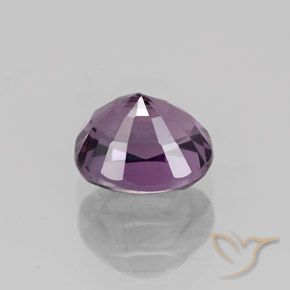 1.27克拉天然紫色尖晶石，椭圆形切割，6.6×5.5毫米，VVS-VS