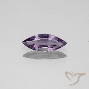 0.81ct 天然 中紫色 尖晶石, 榄尖形, VVS-VS