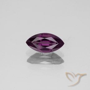 0.98ct 天然 中紫色 尖晶石, 榄尖形, VS