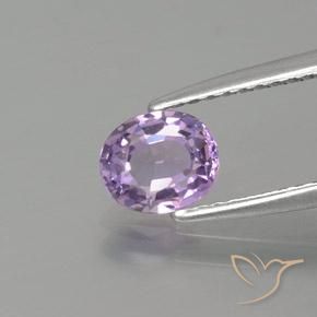 0.71ct 天然 中紫粉色 尖晶石, 椭圆形, VVS-VS