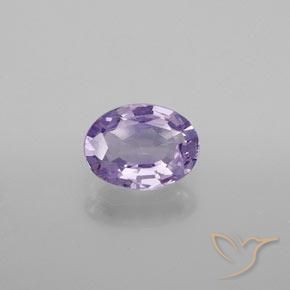 0.83ct 天然 浅紫罗兰色 尖晶石, 椭圆形, VS