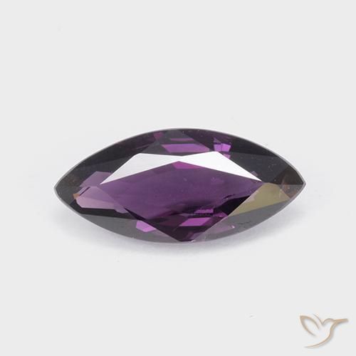 1.13ct 天然 中紫 尖晶石, 榄尖形, VVS