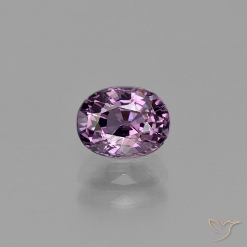 1.00ct 天然 葡萄紫 尖晶石, 椭圆形, VS