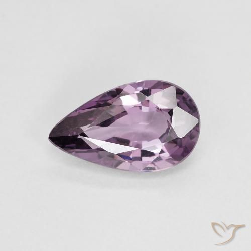 0.98ct 天然 灰紫罗兰 尖晶石, 梨形, VS