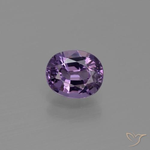1.05ct 天然 深紫罗兰色 尖晶石, 椭圆形, VS-SI