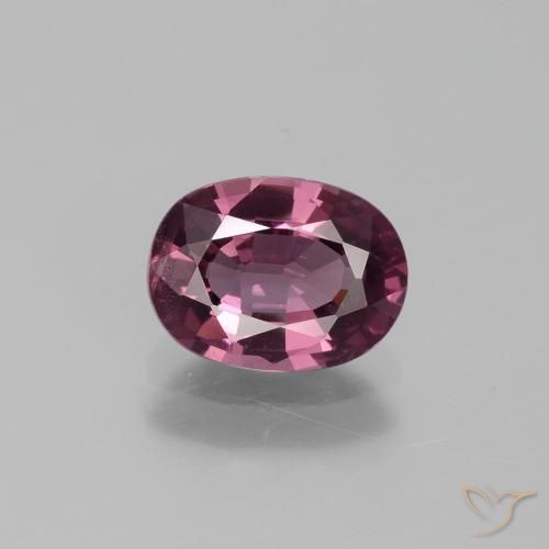 1.26ct 天然 中紫色 尖晶石, 椭圆形, VS