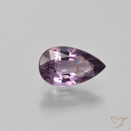 1.26ct 天然 灰紫罗兰 尖晶石, 梨形, VS-SI