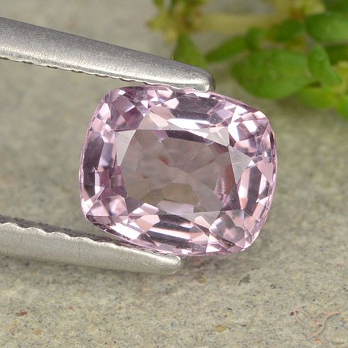1.18ct 天然 浅粉紫 尖晶石, 软垫, VVS-VS