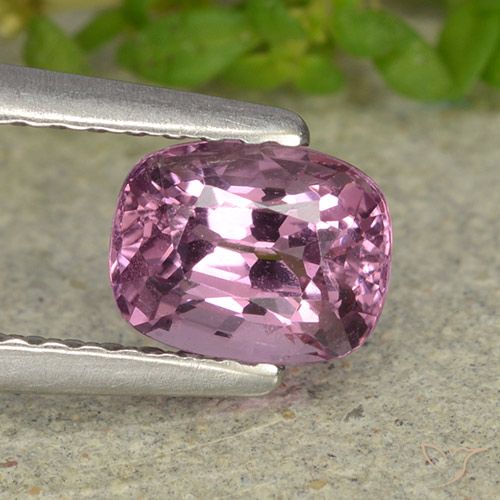 0.98ct 天然 浅紫色 尖晶石, 软垫, VVS-VS