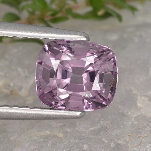 1.43ct 天然 浅葡萄紫-粉红色 尖晶石, 软垫, VVS