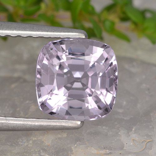 1.42ct 天然 浅紫罗兰色 尖晶石, 软垫, VVS