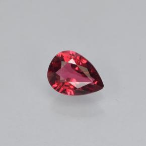 0.35克拉天然红色尖晶石，梨形，5.3×3.9毫米，VVS-VS