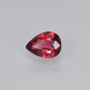 0.35克拉天然红色尖晶石，梨形，5.3×3.9毫米，VVS-VS