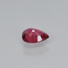 0.35克拉天然红色尖晶石，梨形，5.3×3.9毫米，VVS-VS