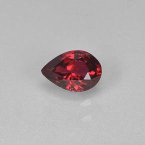 0.24克拉天然红色尖晶石，梨形，4.6×3.2毫米，VVS-VS