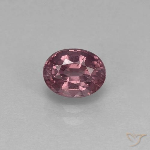 1.55ct 天然 红紫色 尖晶石, 椭圆形, VS
