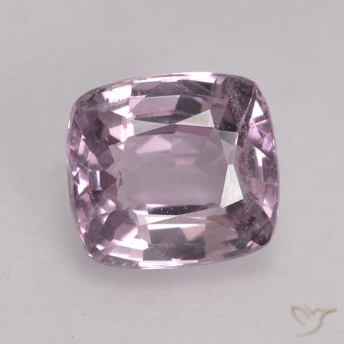 1.61ct 天然 浅葡萄紫-粉红色 尖晶石, 软垫, VS