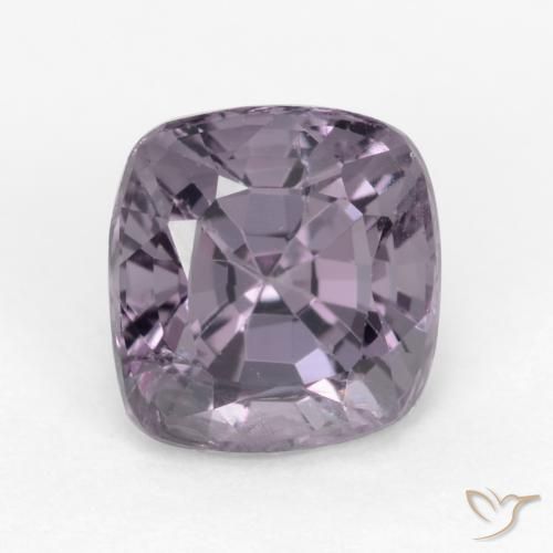 1.38ct 天然 灰紫罗兰 尖晶石, 软垫, VS