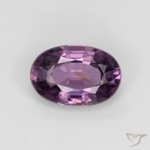 0.55ct 天然 深紫罗兰色 尖晶石, 椭圆形, VS-SI