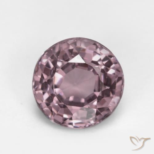 0.61ct 天然 粉紫色 尖晶石, 圆形的, VS