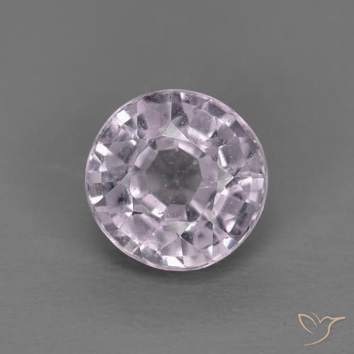 0.68ct 天然 非常浅的紫罗兰色 尖晶石, 圆形的, VS